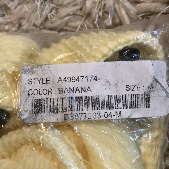 Lulus Textured Ribbed Ruched Bodysuit - Banana - Picture 7 of 7